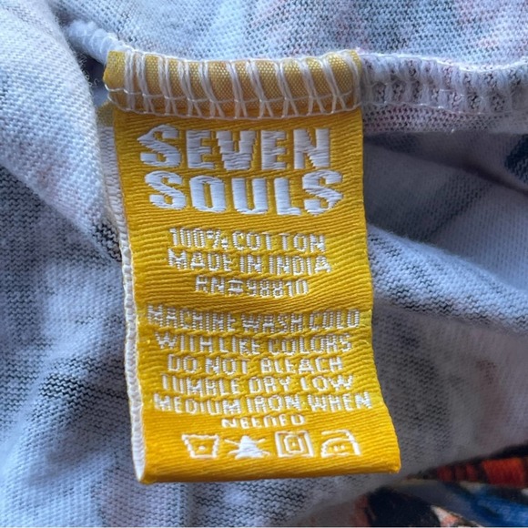 Seven Souls Shirt Mens Small Japanese Comic Anime AOP Graphic T-shirt - Picture 6 of 6